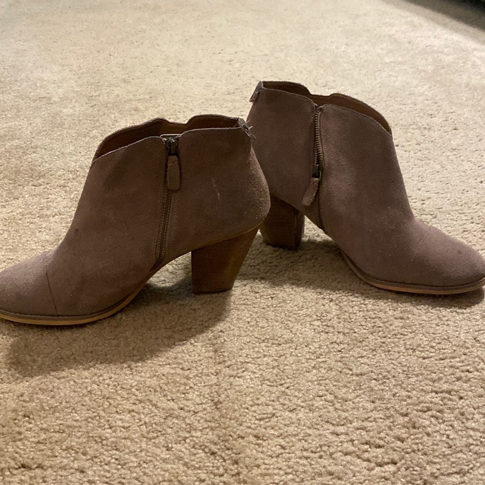 Suede booties